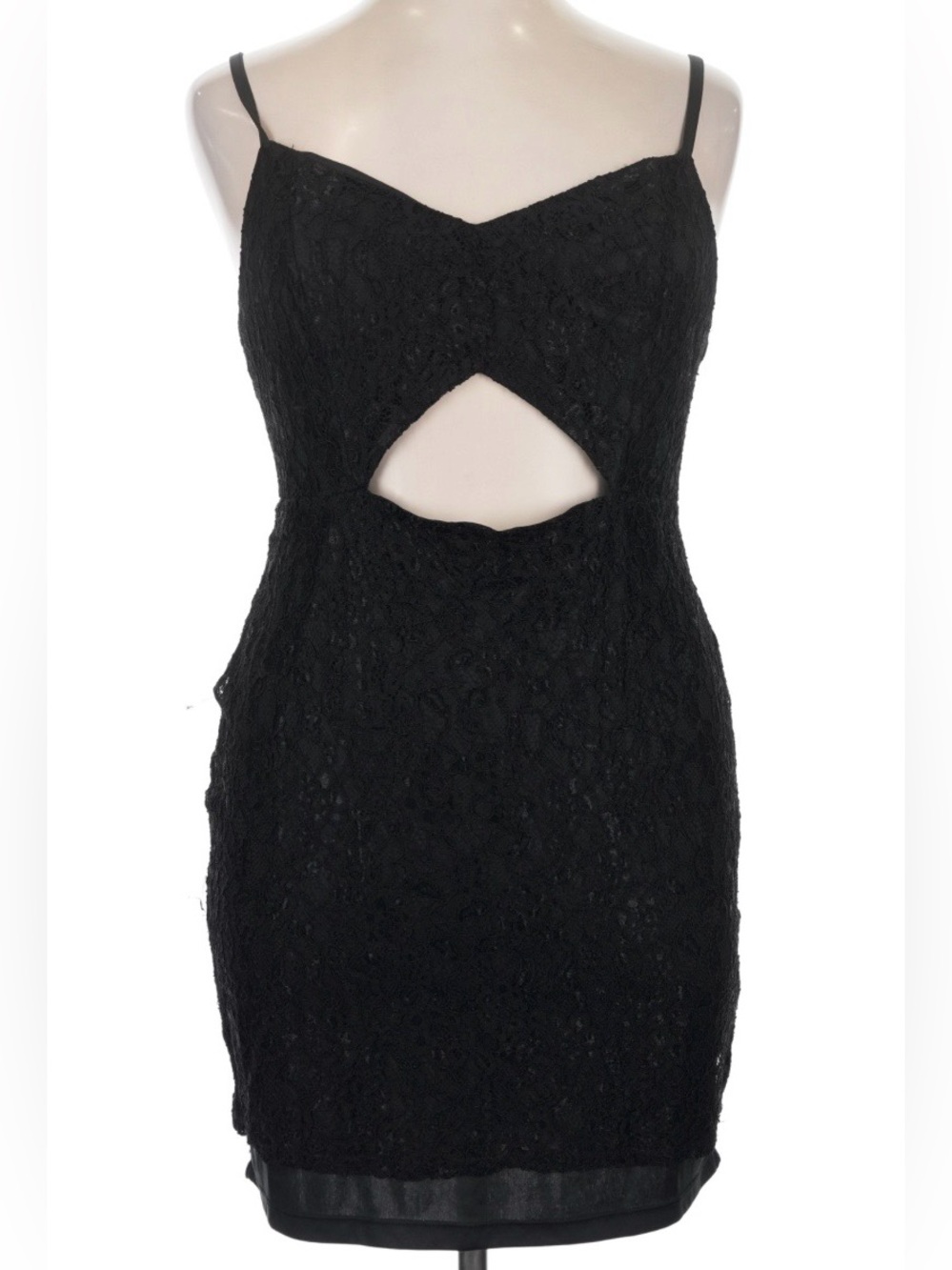 Black lace dress